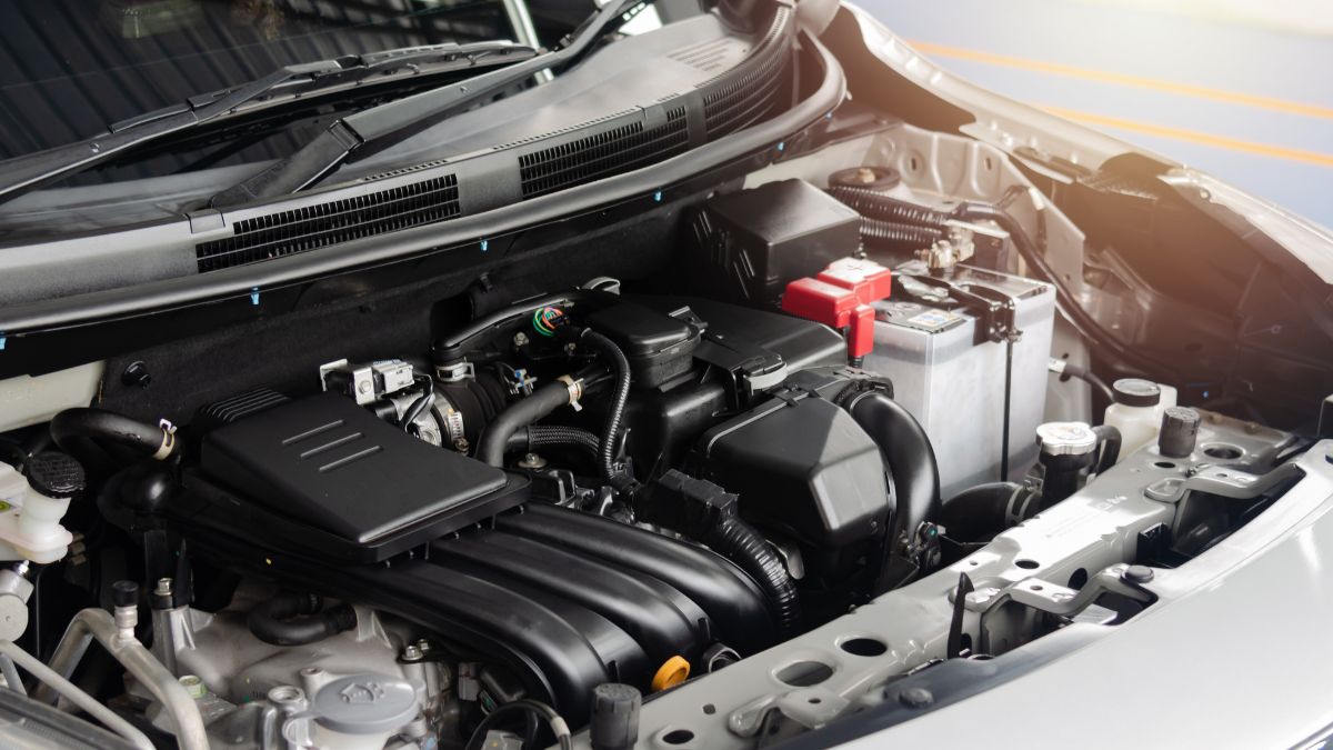 Detailný pohľad na dieselový motor CRDI s moderným dizajnom a technológiou.