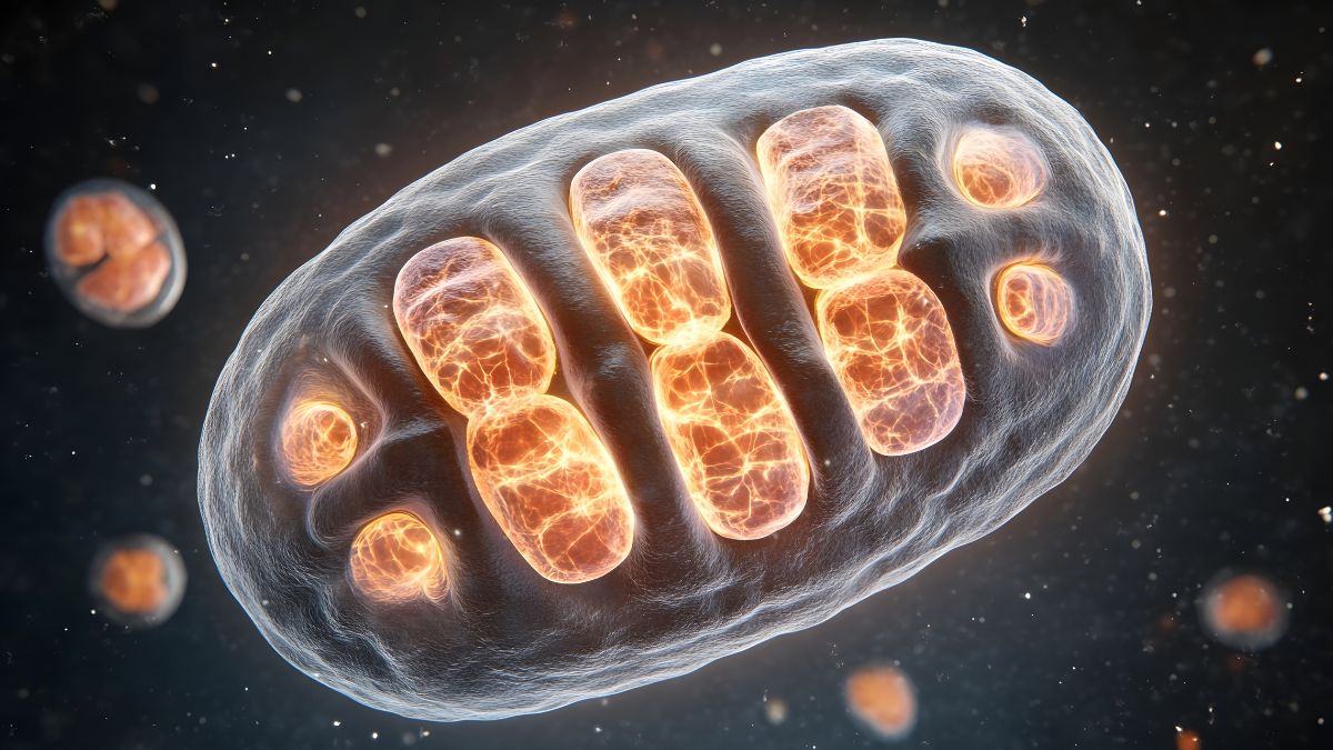 Mitochondrie s energetickými procesmi, ktoré premieňajú živiny na energiu.