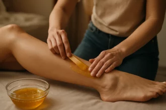 Postup pri odstraňovaní chĺpkov pomocou cukrovej pasty