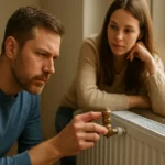 Pár kontroluje automatický odvzdušňovací ventil na radiátore.