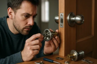 Oprava dverového zámku s modernými bezpečnostnými prvkami