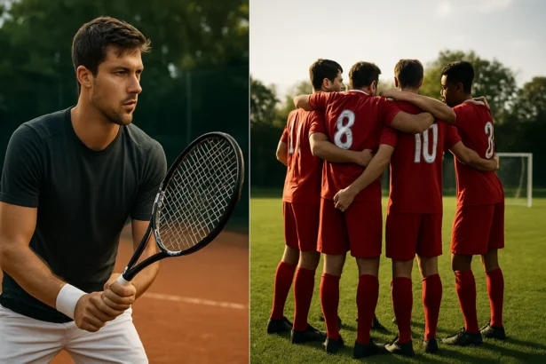 Porovnanie individuálnych a tímových športov v osobnostnom rozvoji.