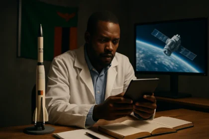 Vedec zo Zambie študuje vesmírne technológie a objavy.