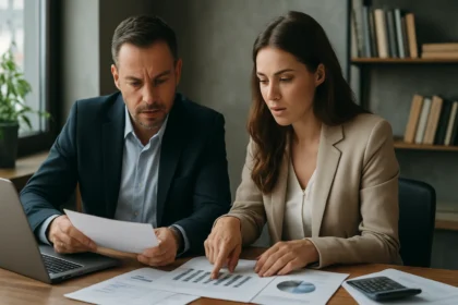 Dvojica odborníkov analyzuje investičné fondy a ich výnosy.