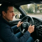 Muži šoférujúci auto BMW so systémom VANOS