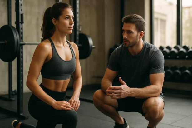 Tréning v posilňovni s odborným poradenstvom