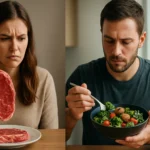 Porovnanie konzumácie mäsa a rastlinnej stravy