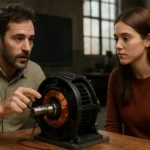 Diskusia o fungovaní generátora s expertom a zvedavým poslucháčom.