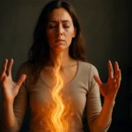 Žena medituje s prebúdzajúcou sa Kundalini energiou