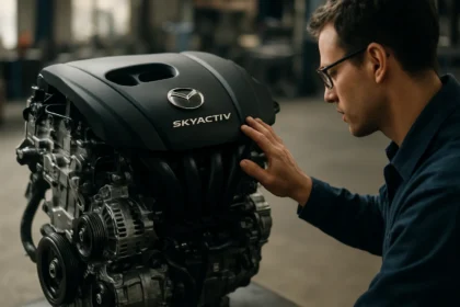 Revolučný motor Mazda Skyactiv s inovatívnym dizajnom a vysokým výkonom.