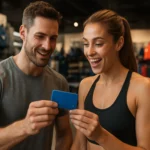 Dvojica športovcov nadšení z Decathlon karty