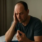 Muž znepokojený užívaním lieku Mirzaten