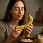 Žena s prezretým banánom objavuje jeho zdravotné výhody