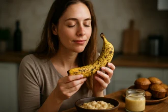 Žena s prezretým banánom objavuje jeho zdravotné výhody