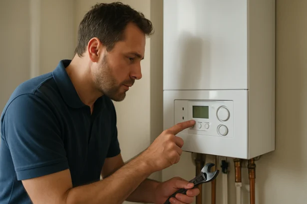 Oprava a nastavenie kondenzačného kotla pre úsporné vykurovanie