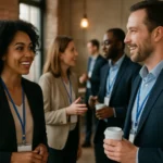 Učastníci networkingového podujatia sa úspešne prepájajú