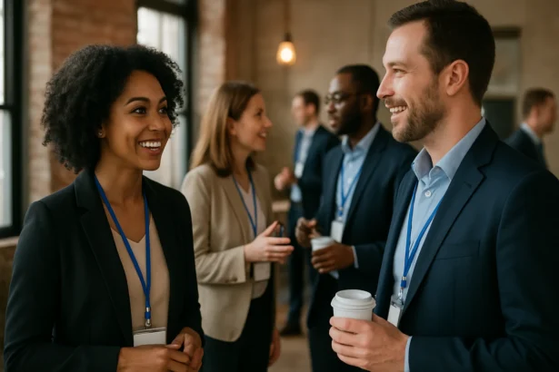 Učastníci networkingového podujatia sa úspešne prepájajú