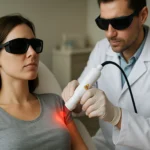 Laserová terapia pre rýchlejšie hojenie a zníženie bolesti.