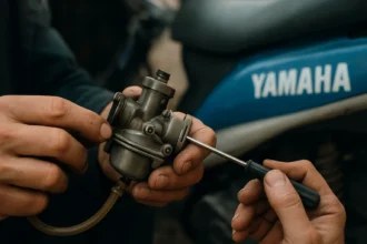 Údržba palivového kohútika Yamaha Jog krok za krokom