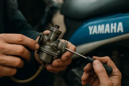 Údržba palivového kohútika Yamaha Jog krok za krokom