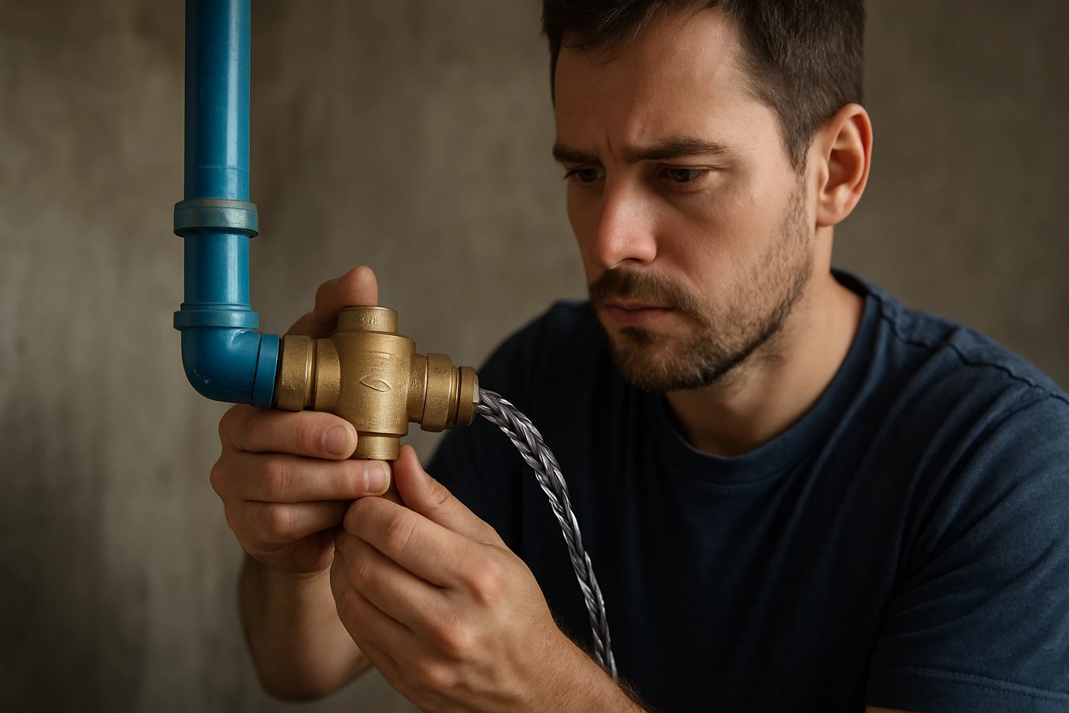 Inštalácia spätného ventilu na potrubí pre efektívny tok kvapaliny.
