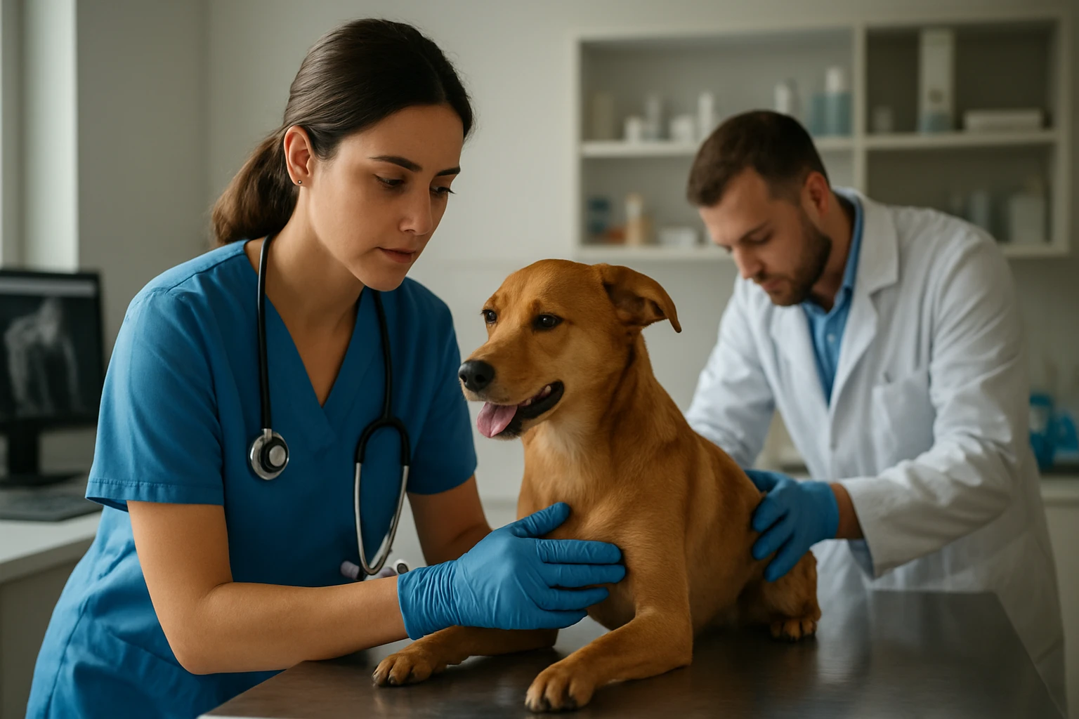 Veterinárna prax - zviera a veterinári v klinickej praxi