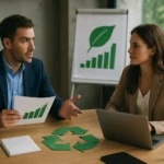 Diskusia o udržateľnom poradenstve a zelenej transformácii firmy