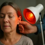 Použitie infralampy na uvoľnenie napätia v ušiach a zlepšenie pohody