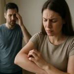 Muži a ženy zažívajú príznaky alergie a stresu v prostredí s meniacou sa vlhkosťou a teplotou.