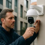 Inštalácia IP kamery pre zabezpečenie budovy