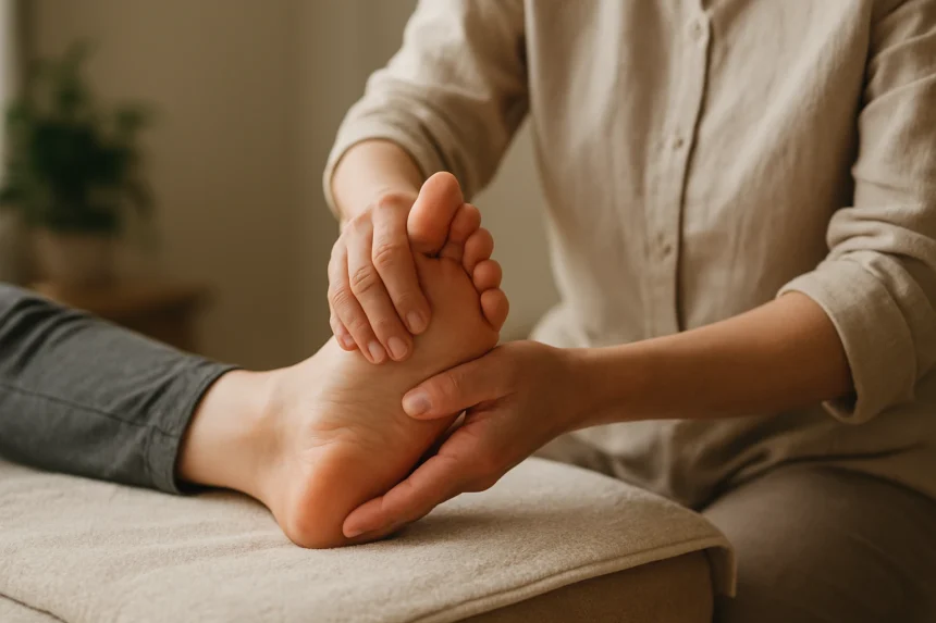 Reflexná masáž chodidiel pre relaxáciu a zlepšenie zdravia