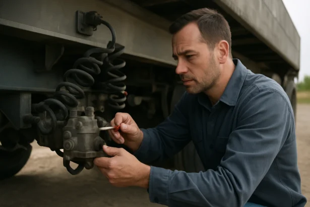 Odborná údržba vzduchových bŕzd na prívesoch