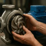 Inštalácia difúzora čerpadla s motormi na maximalizáciu prúdenia kvapalín.