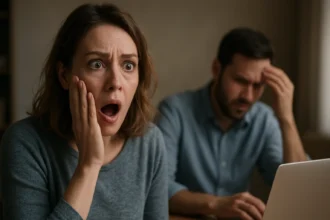 Prekvapené reakcie na šokové odhalenie v domácom prostredí.