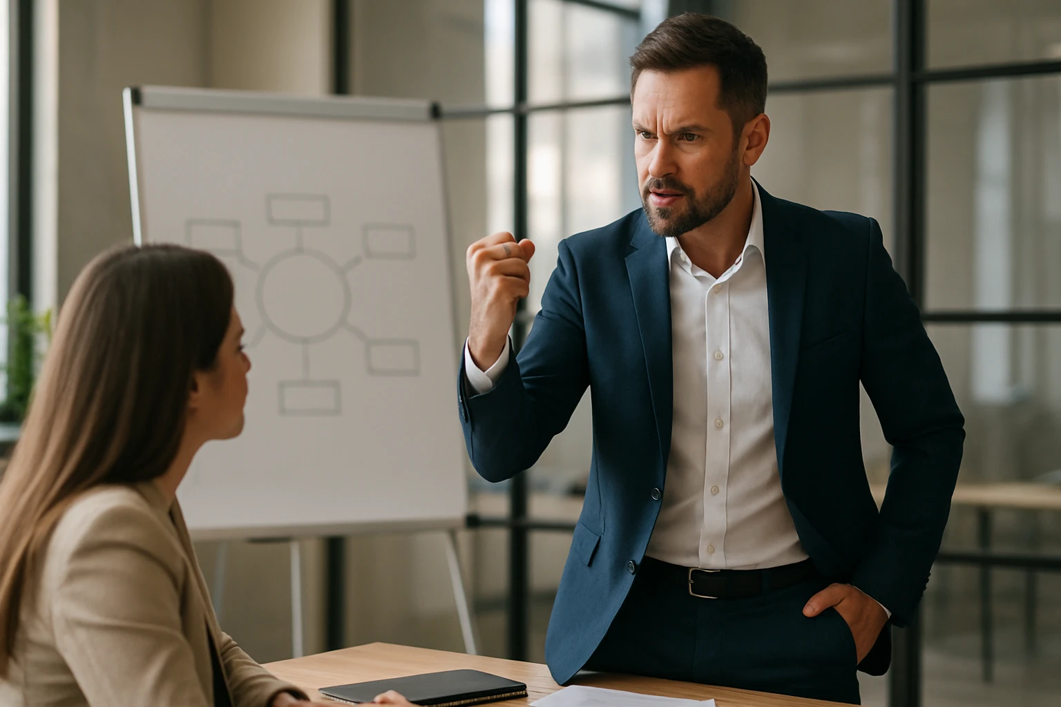 Líder ukazuje koučingové zručnosti vo firemnom prostredí